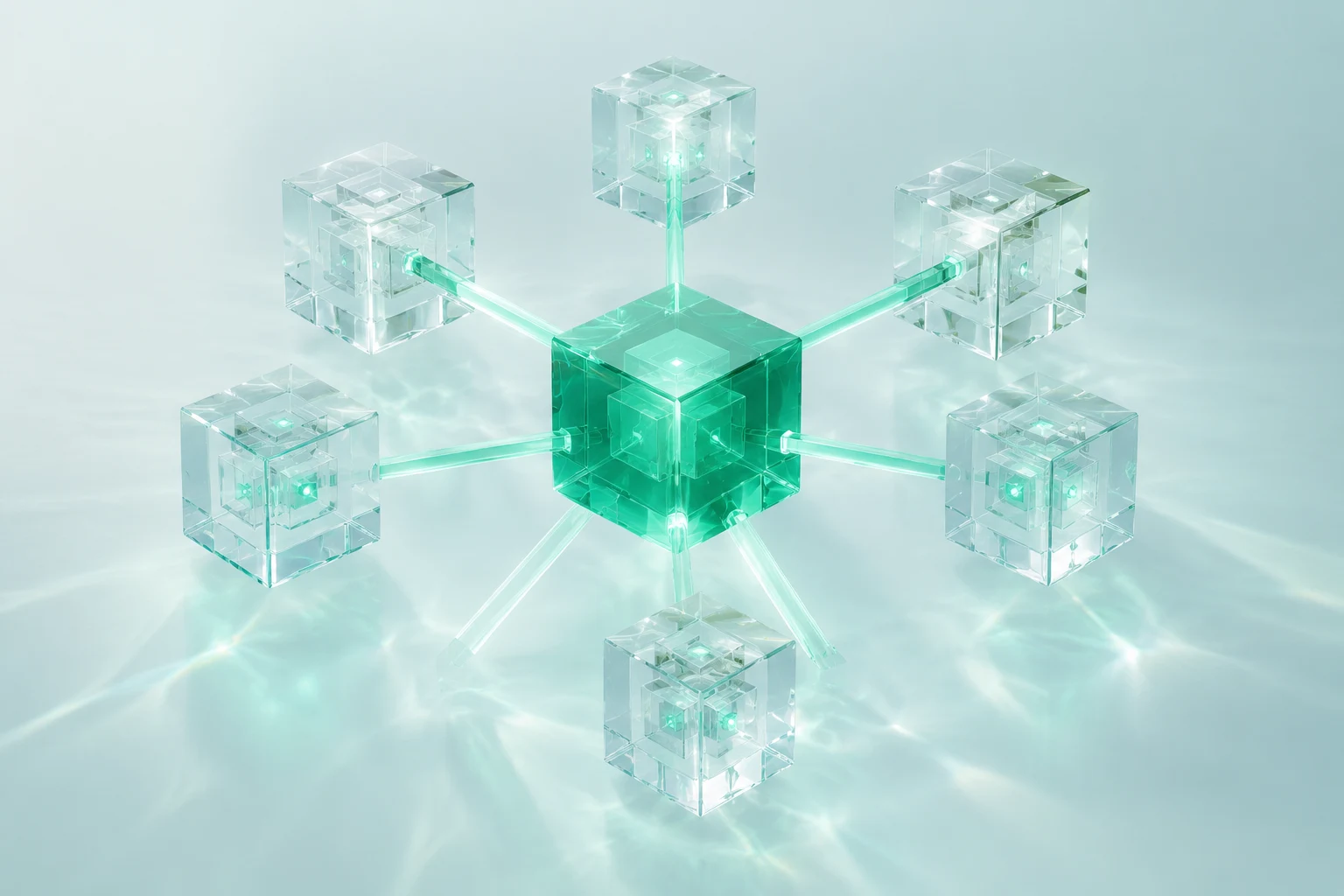Connected emerald glass intelligence modules