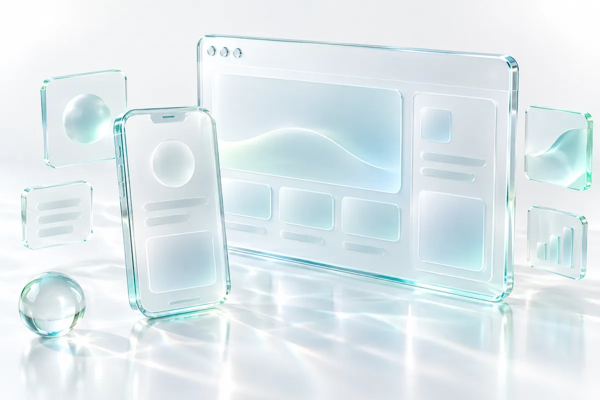 Translucent phone and web product modules
